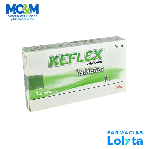 [276] KEFLEX 1 GR CEFALEXINA C/12 TAB LILLY