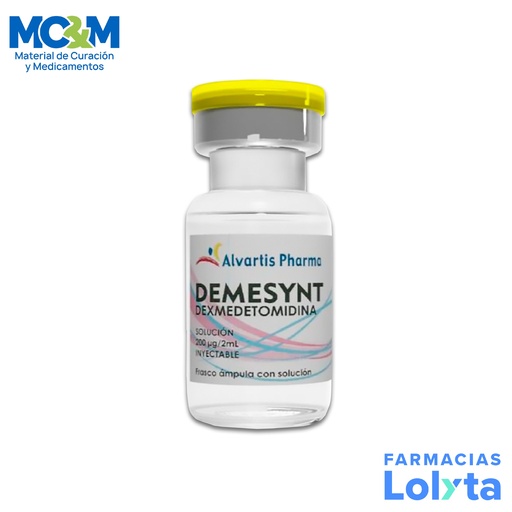 [306] DEXMEDETOMIDINA SOL INY 200 MCG/2 ML C/5 AMP DEMESYNT LAB ALVARTIS PHARMA