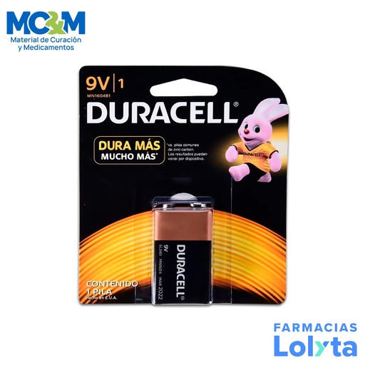 [326] DURACELL MN PILA 9V C/1