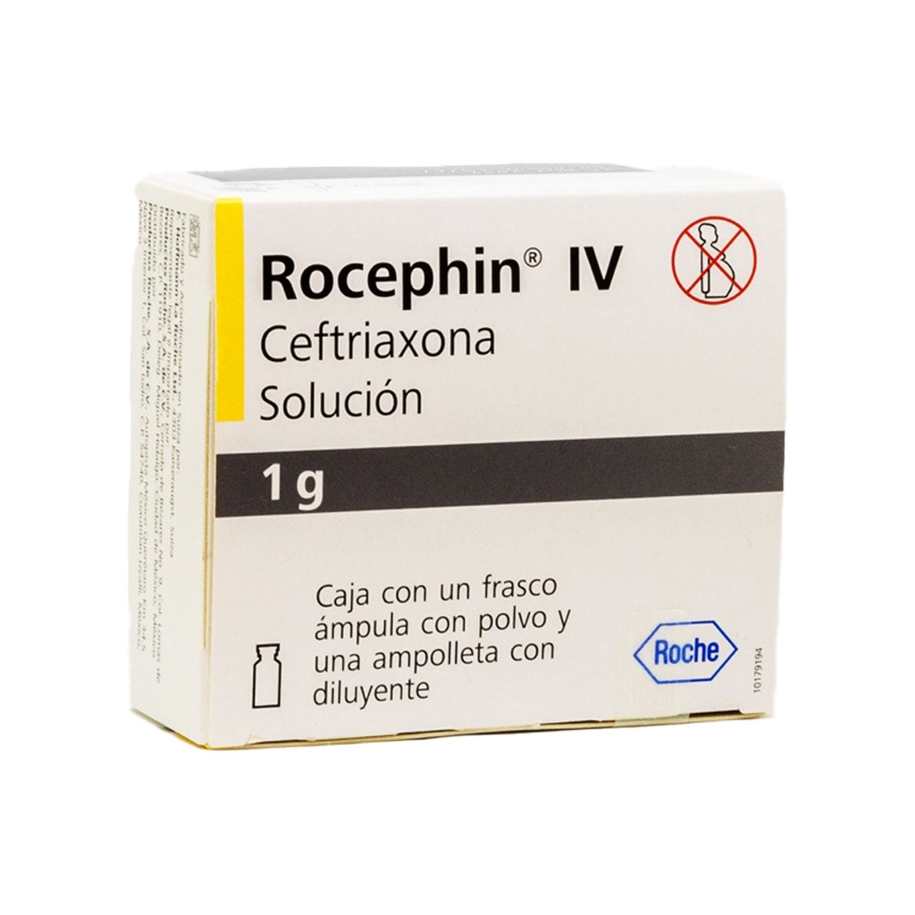 ROCEPHIN SOL INY 1 G IV CEFTRIAXONA LAB ROCHE | Website Farmacias Lolyta