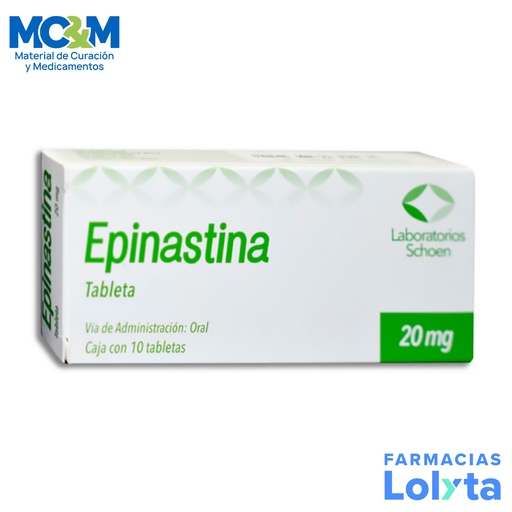 [360] EPINASTINA 20MG C/10 TAB LAB SCHOEN
