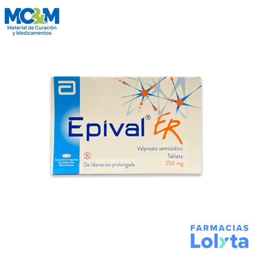 [361] EPIVAL ER 250 MG C/30 TAB VALPROATO SEMISODICO LAB ABBOTT