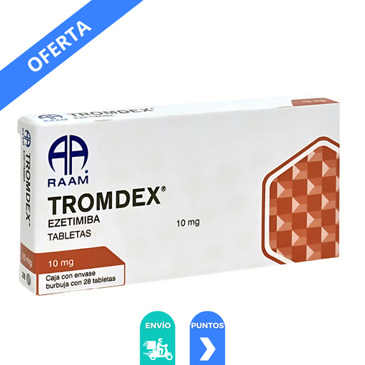 [375] EZETIMIBA 10 MG C/28 TAB TROMDEX LAB RAAM