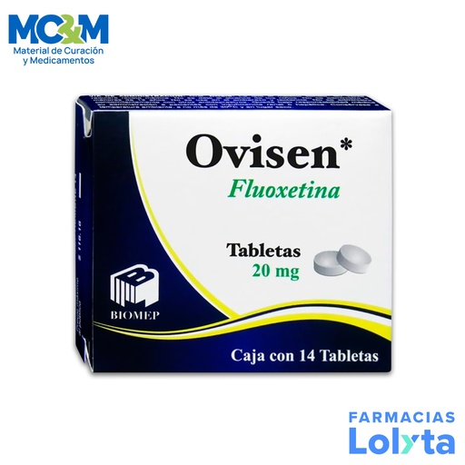 [419] FLUOXETINA 20 MG C/14 CAP OVISEN LAB BIOMEP