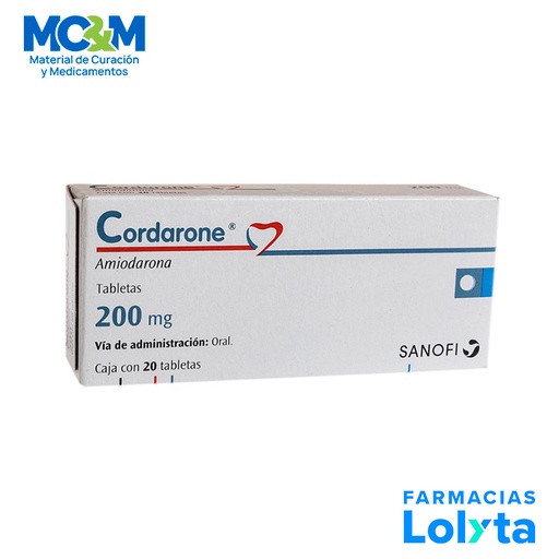 [480] CORDARONE 200 MG C/20 TAB AMIODARONA LAB SANOFI