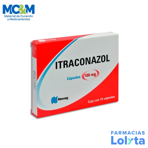 [491] ITRACONAZOL 100 MG C/15 CAP LAB NOVAG