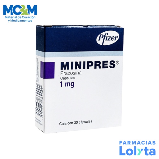[504] MINIPRES 1 MG C/30 TAB PRAZOSINA LAB PFIZER
