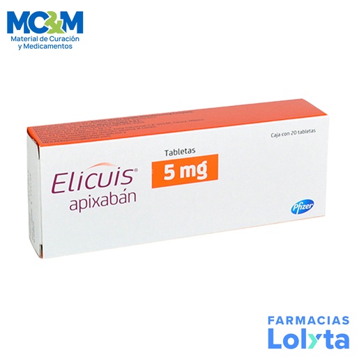 [565] ELICUIS 5MG C/20 TAB APIXABAN LAB PFIZER