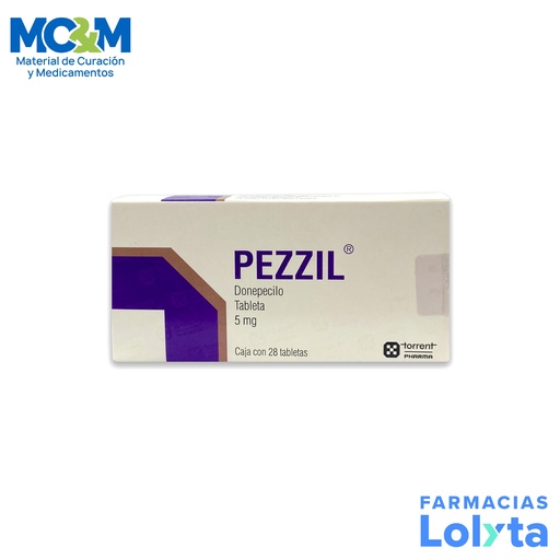 [649] PEZZIL 5 MG C/28 TAB DONEPECILO LAB TORRENT