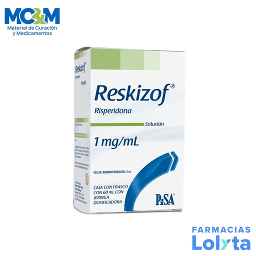 [686] RISPERIDONA 1MG/ML SOL C/60 ML RESKIZOF LAB PISA