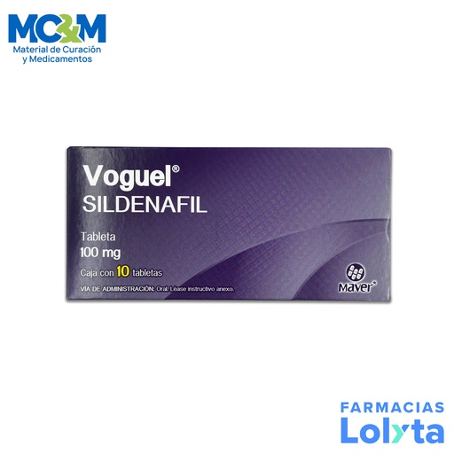 [707] SILDENAFIL 100 MG C/10 TAB VOGUEL LAB MAVER