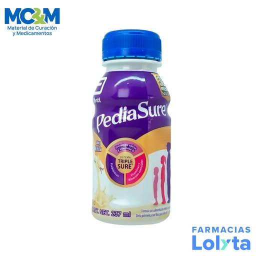 [772] SUPLEMENTO ALIMENTICIO PEDIASURE VAINILLA C/237 ML LAB ABBOTT