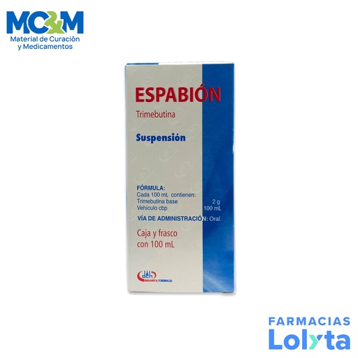 [886] TRIMEBUTINA SUSPENSION 2 G/100 ML ESPABION LAB DEGORTS