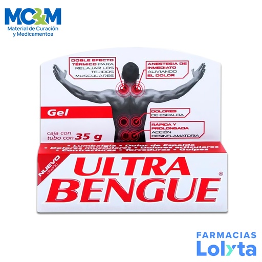 [934] ULTRA BENGUE ROJO GEL C/35 GR LAB GENOMMA