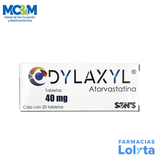 [1007] ATORVASTATINA 40 MG C/20 TAB DYLAXYL LAB SONS