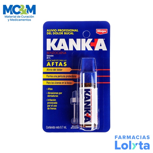 [1055] KANKA SOL 20% C/9.7 ML BENZOCAINA LAB SANFER
