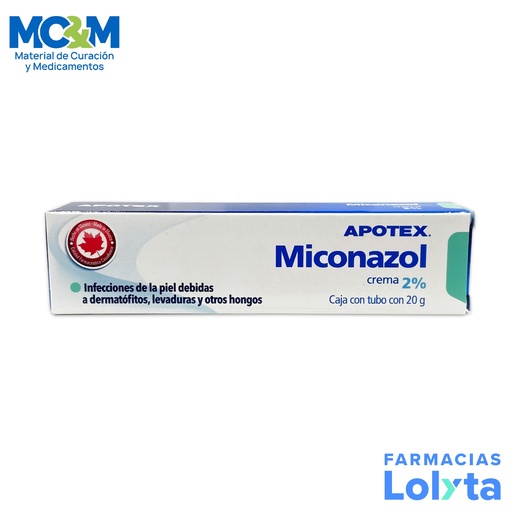 [1073] MICONAZOL CREMA 2% C/20G LAB APOTEX