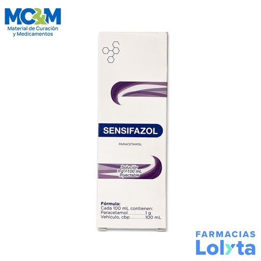 [1088] PARACETAMOL SOL INY 1 G/100 ML SENSIFAZOL LAB JAYOR