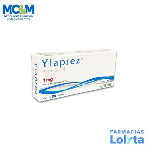 [1114] PRAMIPEXOL 1 MG C/30 TAB YIAPREZ LAB CORNE