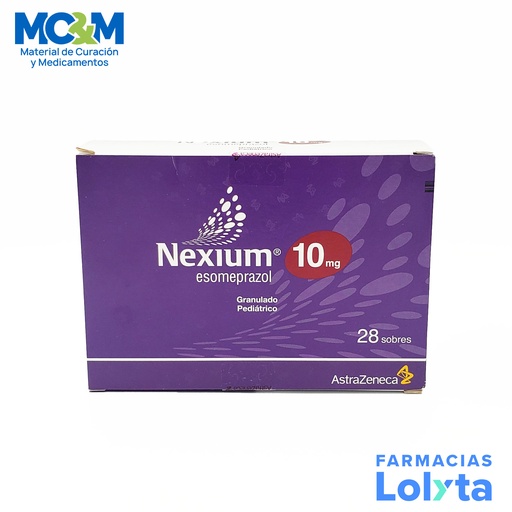 [1145] NEXIUM 10MG GRANULADO C/28 SOBRES LAB ASTRAZENECA