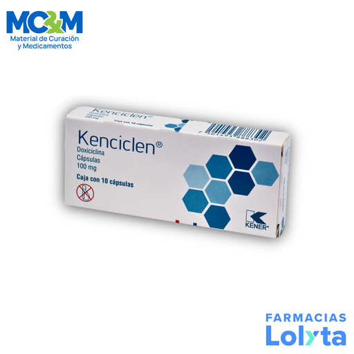 [1150] DOXICICLINA 100 MG C/10 CAP KENCICLEN LAB KENER
