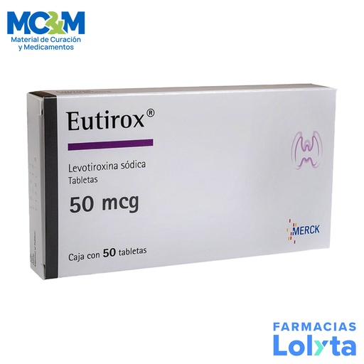 [1165] EUTIROX 50MCG C/50 TAB LEVOTIROXINA SODICA LAB MERCK