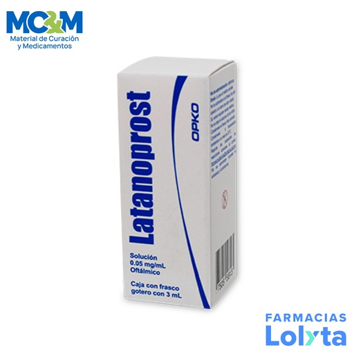[1219] LATANOPROST SOL OFTALMICA 0.05MG/ML C/3ML LAB OPKO
