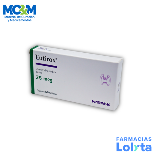 [1245] EUTIROX 25MCG C/50 TAB LEVOTIROXINA SODICA LAB MERCK