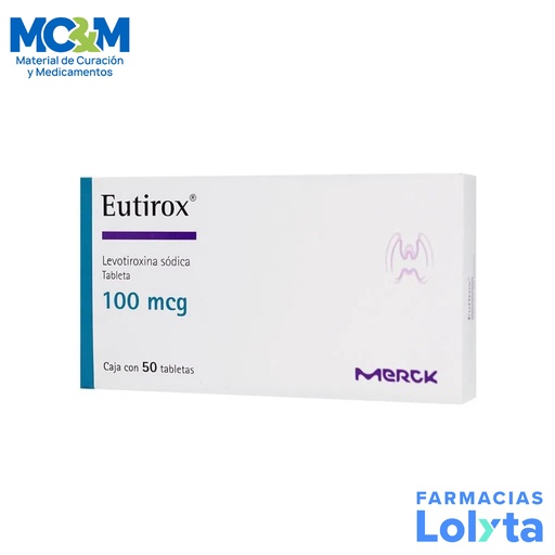 [1276] EUTIROX 100MCG C/50 TAB LEVOTIROXINA SODICA LAB MERCK