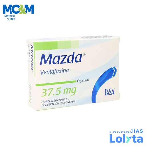 [1294] VENLAFAXINA 37.5 MG C/20 CAP LP MAZDA LAB PISA