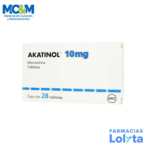 [1301] AKATINOL 10 MG C/28 TAB MEMANTINA LAB MERZ