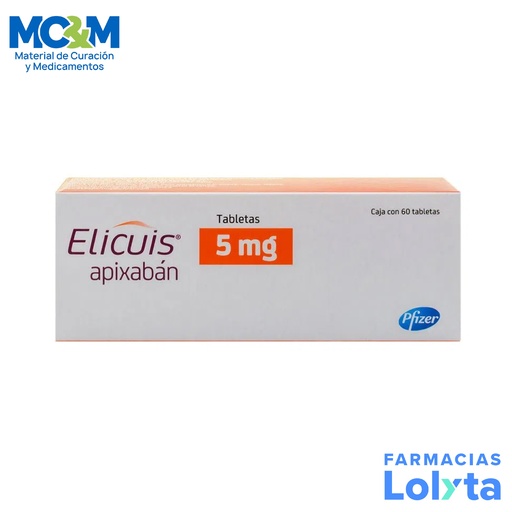 [1315] ELICUIS 5MG C/60 TAB APIXABAN LAB PFIZER