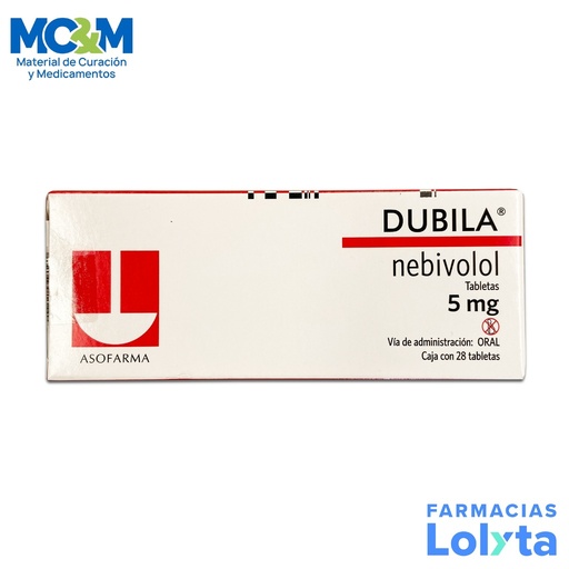 [1349] DUBILA 5MG C/28 TAB NEBIVOLOL LAB ASOFARMA