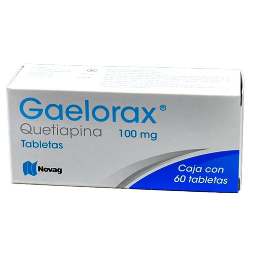 [1358] QUETIAPINA 100 MG C/60 TAB GAELORAX LAB NOVAG