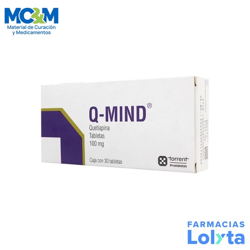 [1361] Q-MIND 100 MG C/30 TAB QUETIAPINA LAB TORRENT PHARMA