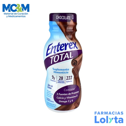 [3020] SUPLEMENTO ALIMENTICIO ENTEREX TOTAL CHOCOLATE C/237 ML LAB DIGRIF