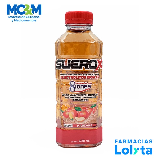 [1431] SUEROX 8IONES MANZANA 630 ML LAB GENOMMA
