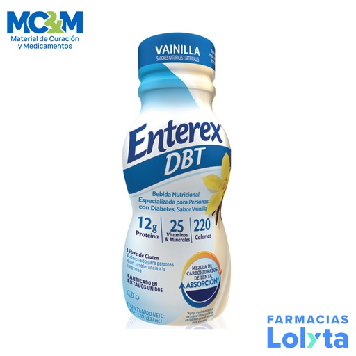 [1457] ENTEREX DBCAL SUPLEMENTO ALIMENTICIO C/237 ML VAINILLA LAB VICTUS