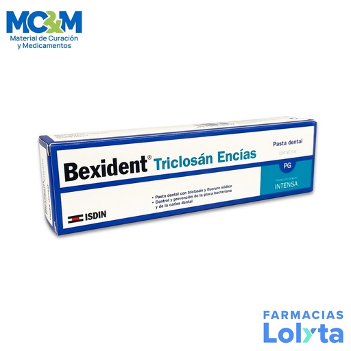 [1474] BEXIDENT TRICLOSAN ENCIAS PASTA DENTAL C/75 ML TRICLOSAN FLUORURO SODICO LAB ISDIN