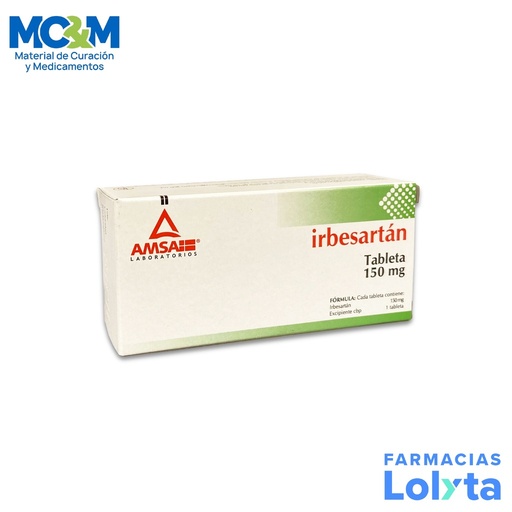 [1485] IRBESARTAN 150MG C/28 TAB LAB AMSA