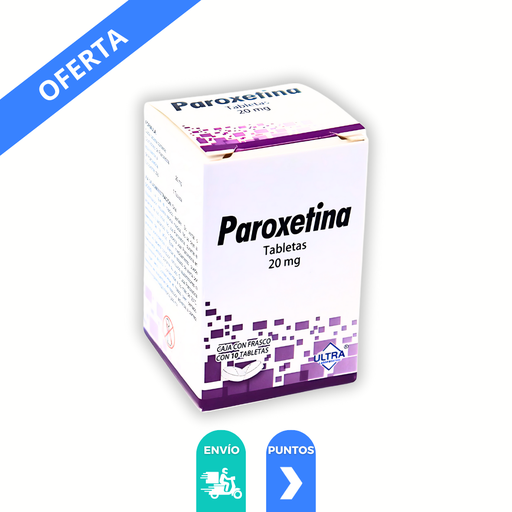 [1488] PAROXETINA 20 MG C/10 TAB LAB ULTRA