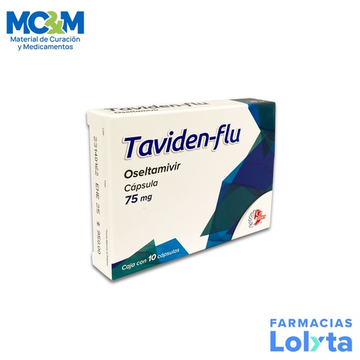 [1490] OSELTAMIVIR 75MG C/10 CAP TAVIDEN-FLU LAB COLLINS