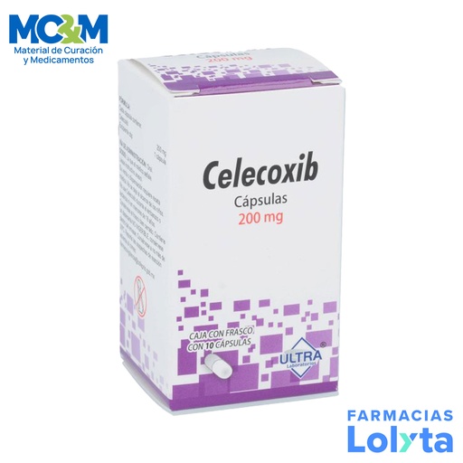 [1525] CELECOXIB 200 MG C/10 CAP LAB ULTRA