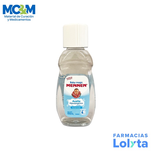 [1543] ACEITE PARA BEBE MENNEN BABY MAGIC HIPOALERGENICO C/100ML PALMOLIVE