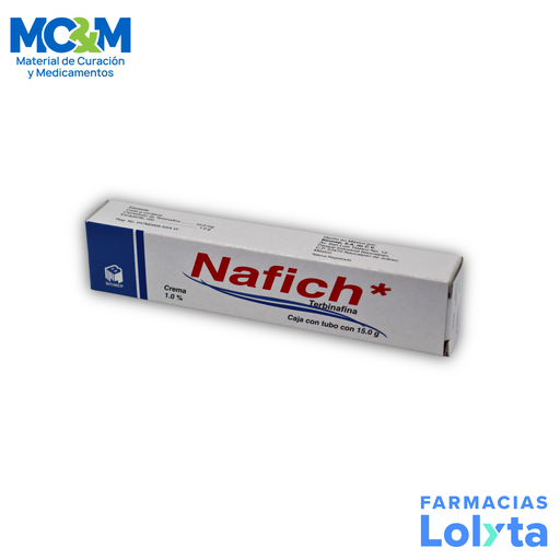 [1566] TERBINAFINA CREMA 1% C/15 G NAFICH LAB BIOMEP