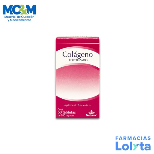 [1571] COLAGENO HIDROLIZADO 700 MG C/60 TAB LAB NATUREX