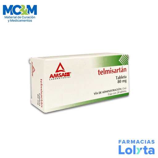 [1587] TELMISARTAN 80 MG C/28 TAB LAB AMSA