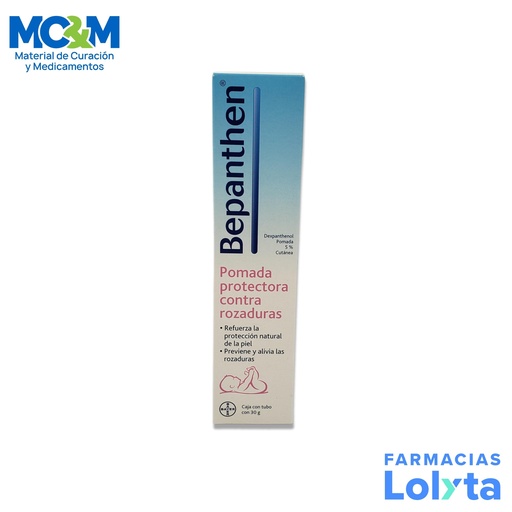 [1633] BEPANTHEN POMADA 5% C/30 G DEXPANTHENOL PROTECTORA CONTRA ROZADURAS LAB BAYER