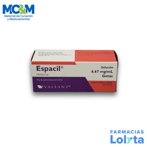 [1651] ESPACIL SOL ORAL 6.67MG/ML C/15ML HIOSCINA LAB VALEANT