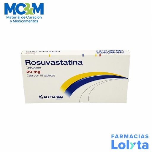 [2977] ROSUVASTATINA 20 MG C/15 TAB LAB ALPHARMA